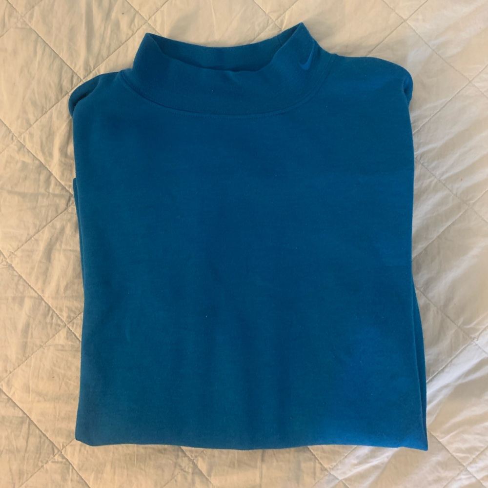 Blue Nike Turtleneck Sweatshirt